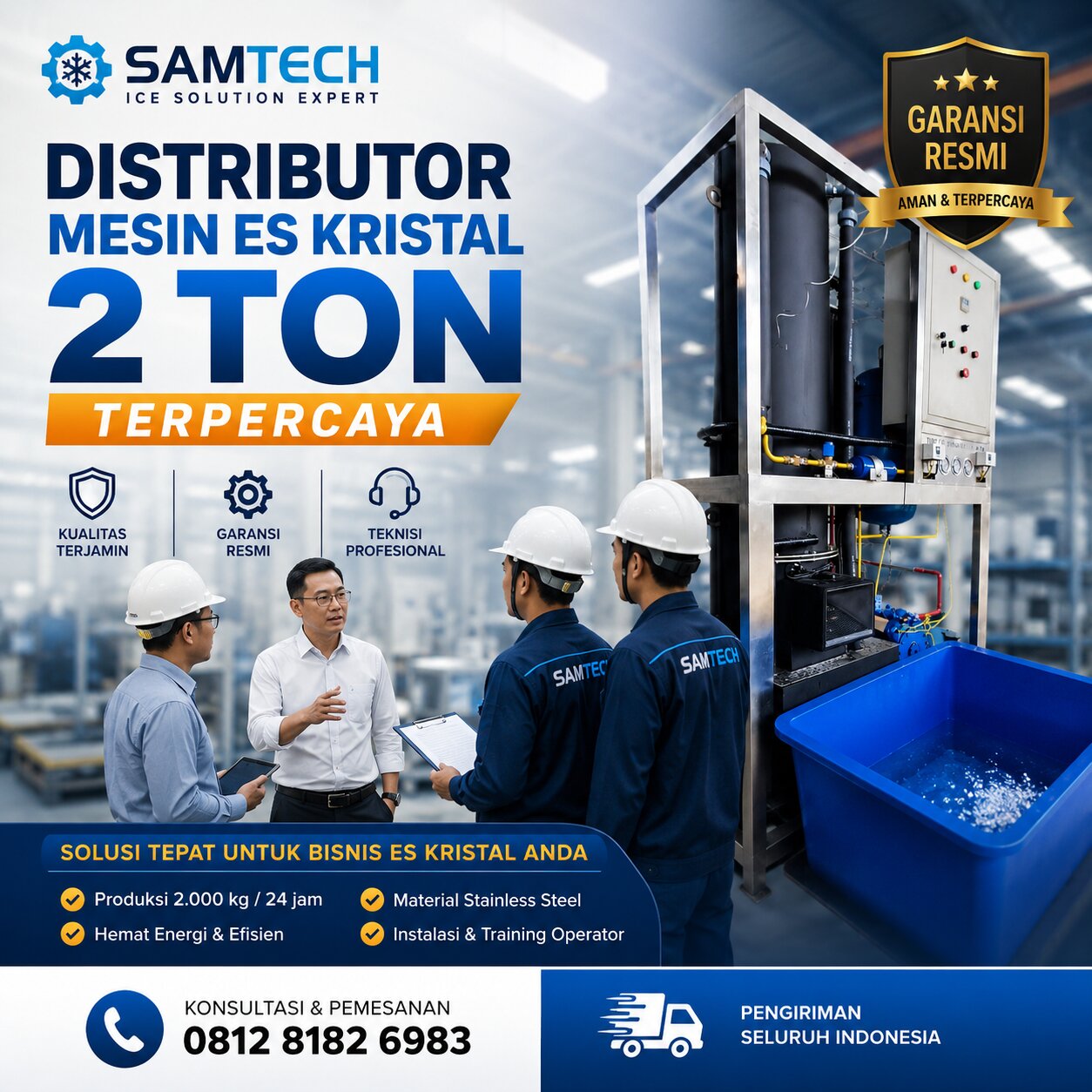 Distributor Mesin Es Kristal 2 Ton Terpercaya